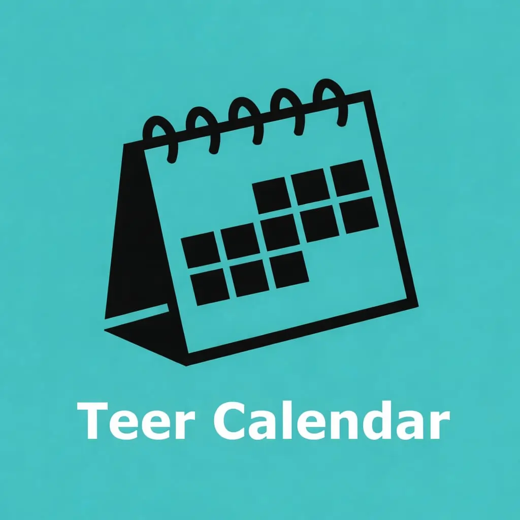Teer Calendar